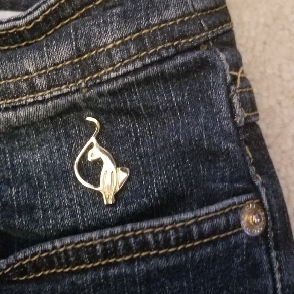 **SOLD** Baby Phat Embellished Crop Jeans - Picture 5 of 8